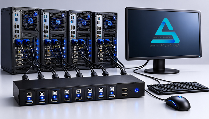 مدیریت چندین سرور با سوئیچ KVM