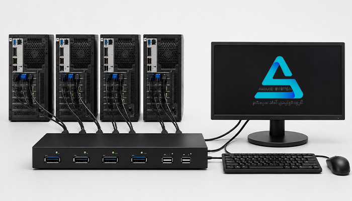 مدیریت چندین سرور با سوئیچ KVM
