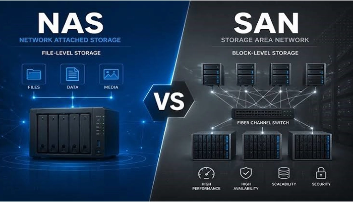 تفاوت NAS و SAN در Storage شبکه در چیست؟